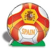 Club Pack of 12 Red, Yellow and White 3-D "Spain" Soccer Ball Centerpieces 10"