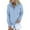 Light Blue_1, variant on Towmus Casual Long Sleeve Button V Neck Pullover Sweatshirts for Women Fashion Fall Sweatshirt Solid Color Shirts