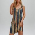 thumbnail image 1 of Ovzne Robes Grande Taille pour Femmes Rondes Robe Femme Printemps et Été Vacances Bouton Col en V Robe à Bretelles Robe d'Été Liquidation, 1 of 7