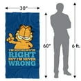 thumbnail image 6 of Garfield Beach Towel, 30'x60', Never Ever Wrong Beach Towel, 6 of 6
