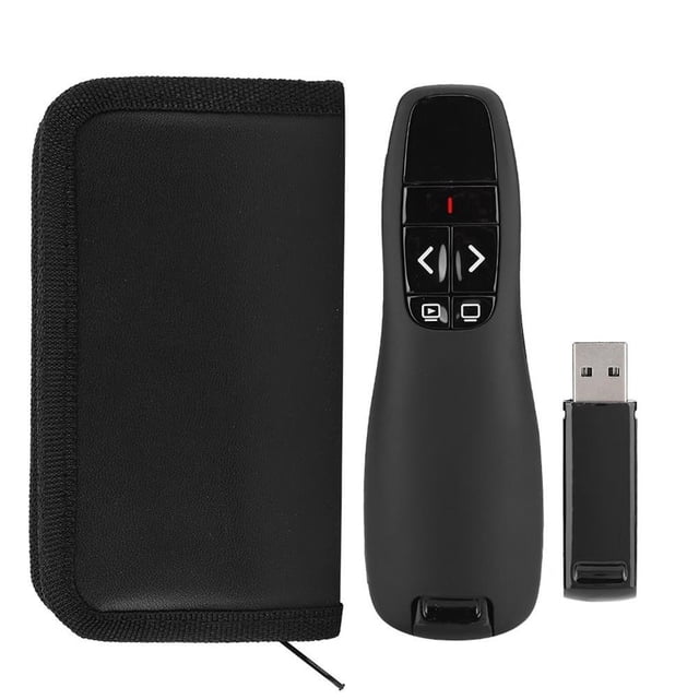 Ppt Pen R400 Presentador Láser Puntero Electrónico Inalámbrico Control Remoto Accesorio De Computadora (3.6V-4.2V) (Luz Roja) Serendint EL009958-00