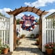 thumbnail image 1 of Corona patriótica para puerta principal con estrellas rojas, blancas y azules | Decoración para puerta del 4 de julio, Día de los Caídos y Día de los Veteranos, 1 of 9