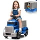 thumbnail image 1 of Yeshouse 6V de paseo en camión para niños pequeños - coche eléctrico w/ amplio almacenamiento, música, luces LED, batería recargable y botón de inicio fácil, juguete de interior/al aire libre, 1 of 8