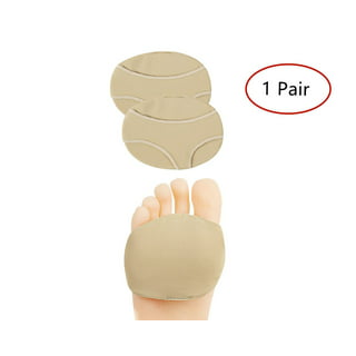 SATINIOR 24 Pieces Foot Pads for Dancer Sesamoiditis Pads for Ball of feet  Pain Felt Forefoot Cushion Pads Self-Adhesive Foot Cushion Pads for Men  Women Dancing Pain Relief (Beige)