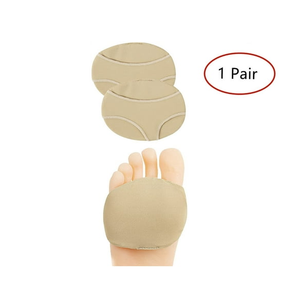 TopboutiqueBall of Foot Pads Metatarsal Cushions for Metatarsalgia, Arthritis and Sesamoid Pain Relief 1 Pair (3.86*2.83*0.12inch)