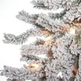 thumbnail image 3 of 6 ft. Pre Lit Clear Incandescent Flocked Alpine Tree, 3 of 4