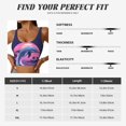 thumbnail image 2 of Sports Bras for Women Workout Tank Tops, Hawaiian Beach Dolphin Running Vest with Removable Cups, 2 of 7
