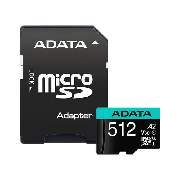 Memoria ADATA Premier Pro MicroSDXC UHS-I U3 512 GB Clase 10