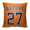 thumbnail image 3 of The Northwest Group Jose Altuve Houston Astros 30" x 60" Player Throw Blanket Pillow, 3 of 4