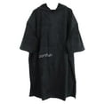 thumbnail image 4 of S SERENABLE Adult Hooded Bath Towel Beach Kayak Swim Windsurf Changing Robe Poncho Black, 4 of 9