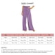 thumbnail image 5 of Pantalones de color puro, pantalones largos de salón, pantalones anchos de pierna ancha, pantalones largos con cinturón, diseño fácil de usar, 5 of 5