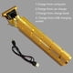 thumbnail image 2 of Goldseaside Pro T Clippers Recortadora, Eléctrica Pro Li Recortadora T Blade Recortadora Inalámbrica Recargable, Profesional Calvo USB Recargable Recortadora de Cabello para Hombres (Oro), 2 of 5