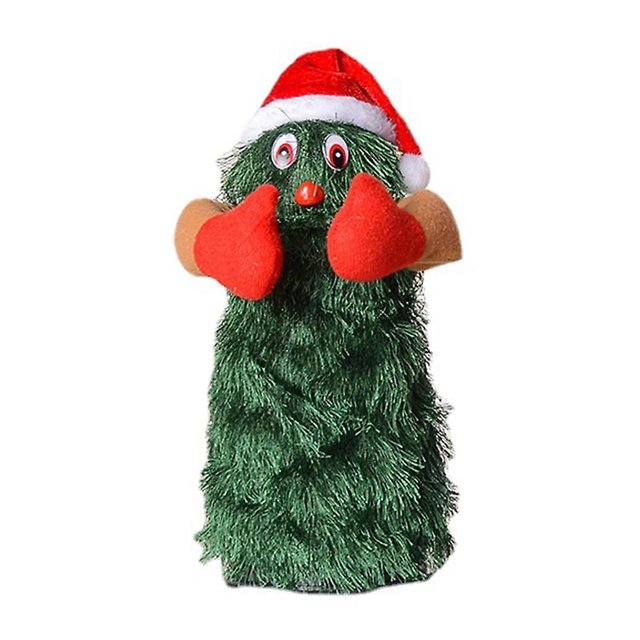 Árbol de Navidad bailando Muñeca que canta Navidad Árbol de Navidad giratorio mecedor