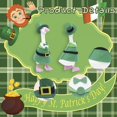 thumbnail image 3 of RUINIXCW 7 Inch Deck Goose Outfits Desk Duck Outfit Mini Porch Goose Outfit  for Desktop Goose Figurine Decor Holiday Desk Goose Felt Clothes (No Goose), 3 of 10