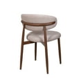 thumbnail image 4 of New Classic Furniture Royce Metal and Fabric Side Chair in Toast (Set of 6), 4 of 6
