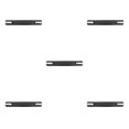 thumbnail image 1 of Decodeary Practical Travel Suitcase Handle Pull Carry Strap Universal Luggage Grip for Easy Transportation Black TM-103 5Set, 1 of 6