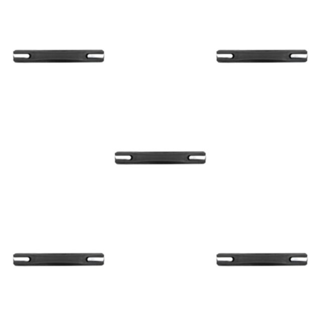 Decodeary Practical Travel Suitcase Handle Pull Carry Strap Universal Luggage Grip for Easy Transportation Black TM-103 5Set