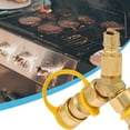 thumbnail image 2 of Quick Disconnect 3/8 Y Splitter Gas Quick Connect/Disconnect Separator Natural Gas Quick Connect Adapter Enduring, 2 of 7
