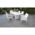 thumbnail image 1 of Miami Patio Rectangulaire Table à Manger 4 Fauteuils 2 Fauteuils, 1 of 2