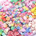 thumbnail image 2 of 30pcs 10mm Heart Shape Beads Fruit Polymer Clay Beads Spacer Loose Beads for Jewelry Making DIY Handmade Bracelet, 2 of 5