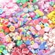 thumbnail image 2 of 30pcs 10mm Heart Shape Beads Fruit Polymer Clay Beads Spacer Loose Beads for Jewelry Making DIY Handmade Bracelet, 2 of 5