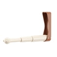 thumbnail image 2 of No-Drill Foldable Clothes Hanger Storage Rack, Wall-Mounted Retractable Organizer With Adjustable Support Rod, for Balcony and Bathroom, Beige, 2 of 7