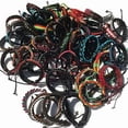 thumbnail image 4 of K-KED Wholesale 30Pcs/Lot Mix Styles Vintage Genuine Leather Cuff Bracelets Jewelry, 4 of 4