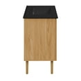 thumbnail image 6 of Bron 36 in. Brown Oak Bathroom Vanity With Black, 3-Hole Ceramic Sink Top, 6 of 8