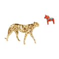 thumbnail image 1 of Figura de , adorno de escritorio, estatua de caballo Dalecarlian de madera, artesanía pintada a mano, decoración tallada, adecuada para sala d, 1 of 8