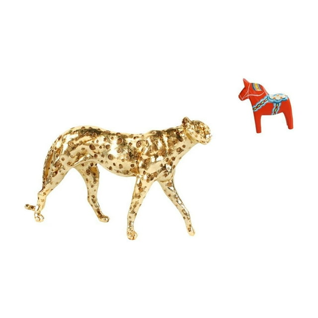 Figura de , adorno de escritorio, estatua de caballo Dalecarlian de madera, artesanía pintada a mano, decoración tallada, adecuada para sala d