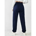 thumbnail image 5 of Pinspark Womens Winter Athletic Pants Casual Soft Sweatpant Fleece Warm Jogger Pant with Pockets Drawstring Trousers, 5 of 6