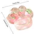 thumbnail image 6 of Taba Squishy, Cat Paw Squishies Toys with Transparent Base for Stress Relief and Relax, Soft Squeeze Fidget Toys for Party Favors Novelty Things Birthday Gift,1Pc A, 6 of 9