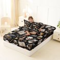 thumbnail image 4 of Manfei Cartoon Halloween Twin Fitted Sheet,Cute Fall Pumpkin Pattern Bedding,2-Piece,1 Fitted Sheet and 1 Pillowcase, 4 of 6