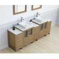 thumbnail image 4 of Vanity Art 84" Double Sink Freestanding Bathroom Vanity Set with Engineered Marble Top and Mirror, 4 of 9