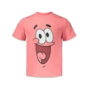 SpongeBob SquarePants Little Boys' 3-Pack Short Sleeve T-Shirts Mint Yellow Pink
