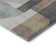 thumbnail image 3 of Addison Rugs Mayfield Premium Machine Washable Transitional Geometric Paprika Round Rug, 8' X 8' Machine Washable Transitional Geometric Paprika Oversized Sherpa Throw Blanket, 3 of 6