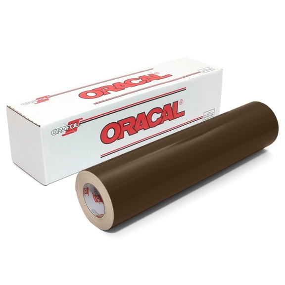 Oracal 651 Glossy Vinyl 12" Wide Rolls - Brown