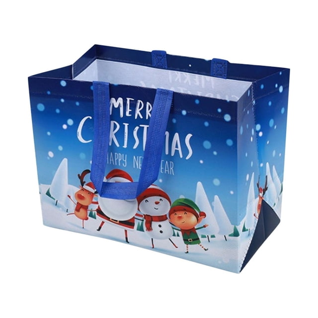 Bag Non Woven Santa Tree Portable Laminated Bag