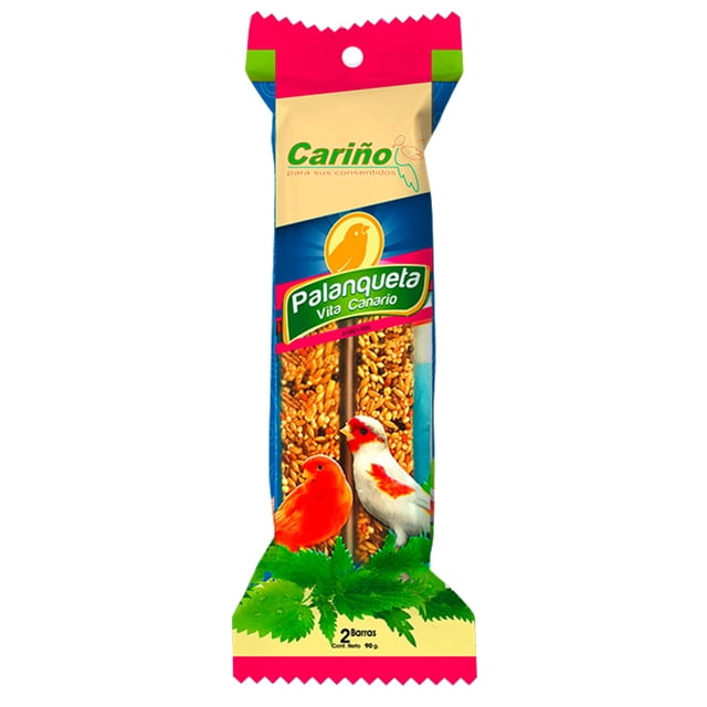 PALANQUETA VITA CANARIO (2 BARRAS 90G) CARINO PalCan90R1 CARIÑO PalCan90R2