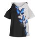 thumbnail image 4 of Puntoco, camiseta Sexy de verano para mujer, jersey con hombros descubiertos, blusa con cuello en V, tops estampados de manga corta Puntoco Puntoco-1718, 4 of 9