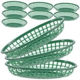 thumbnail image 1 of 10 Cestas de Plástico para Almacenar Alimentos, Recipientes para Servir Refrigerios y Frutas., 1 of 5