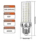 thumbnail image 3 of 3 Pieces 20W LED Corn Light Bulbs 150W Equivalent, 2300lm, 4000K Neutral White, E27 Base for Europe, 3 of 5