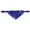 Blue, variant on Triangle Scarf for Small Dogs Cats Puppy Kittens with Quick Release Buckle Adjustable Snap Buckle Polyester Pet Drool Bib Bandana for Holiday Birthday Decoration