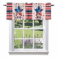 thumbnail image 2 of USA 250 Years Independence Day Flag Star Valances for Windows,Kitchen Valance Rod Pocket Short Curtain, Fireworks Design Valance Curtain Window Valances for Bedroom Bathroom Living Room 42x18in, 2 of 9