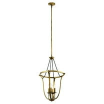 4 Light Large Pendant in Traditional Style-29.25 inches Tall and 17.5 inches Wide Bailey Street Home 147-Bel-3329979