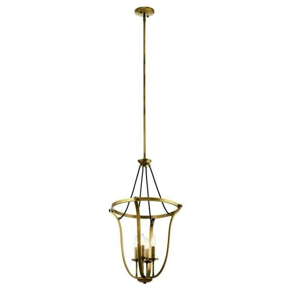 4 Light Large Pendant in Traditional Style-29.25 inches Tall and 17.5 inches Wide Bailey Street Home 147-Bel-3329979