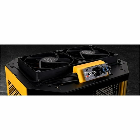 Thermaltake - The Tower 300 Micro ATX Case - Bumblebee Yellow