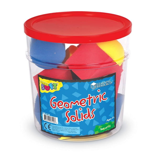 Ensemble de Formes Géométriques en Mousse Douce, Lot de 12