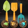 thumbnail image 5 of Kids Gardening Tools Set, 3 Pcs Mini Gardening and Planting Kit Ergonomic Handle Gardening Work Set, 5 of 5