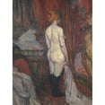 thumbnail image 2 of Henri de Toulouse-Lautrec 15x18 Black Ornate Wood Framed Double Matted Museum Art Print Titled - Woman Before a Mirror (1897), 2 of 5